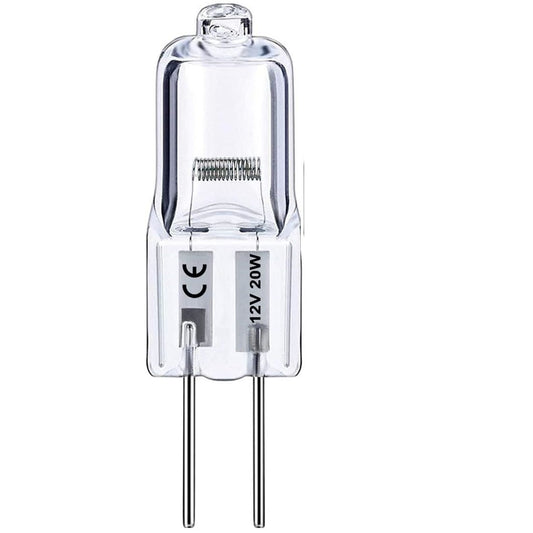 G4 Dimmable Halogen Bulb 20W 12V – Warm White 2800K Capsule Light for Ceiling, Table & Cabinet Lighting