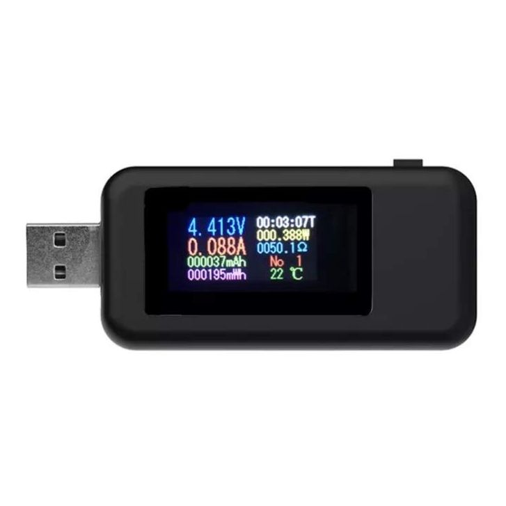 KWS-MX18 10 in1 Digital LCD Display USB Tester Voltage Current Tester Power Meter Timing Ammeter USB Charger Tester Voltmeter