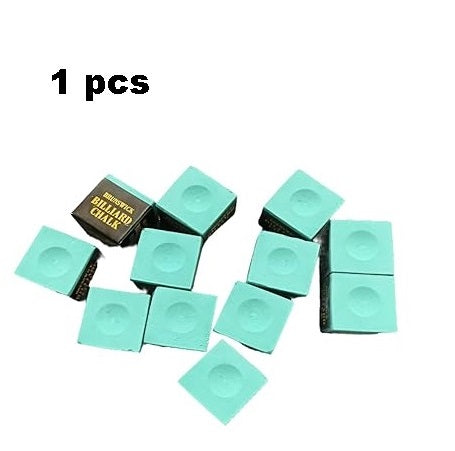 (1 Piece) Professional Snooker & Pool Cue Chalk – Durable Calcium Carbonate Square Cue Chalk for Billiards, Snooker & Pool Cues