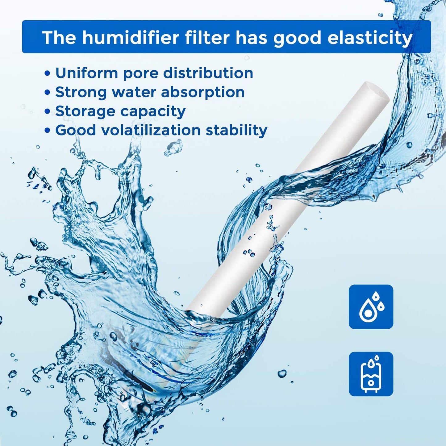 Universal Air Purifier Filter Sleeves 75mm x 7mm for Air Humidifier Aroma Diffuser Accessories