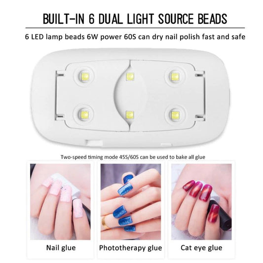 💅 SUN Mini UV LED Nail Lamp  Portable Gel Nail Dryer | Fast Curing | Professional Manicure Tool