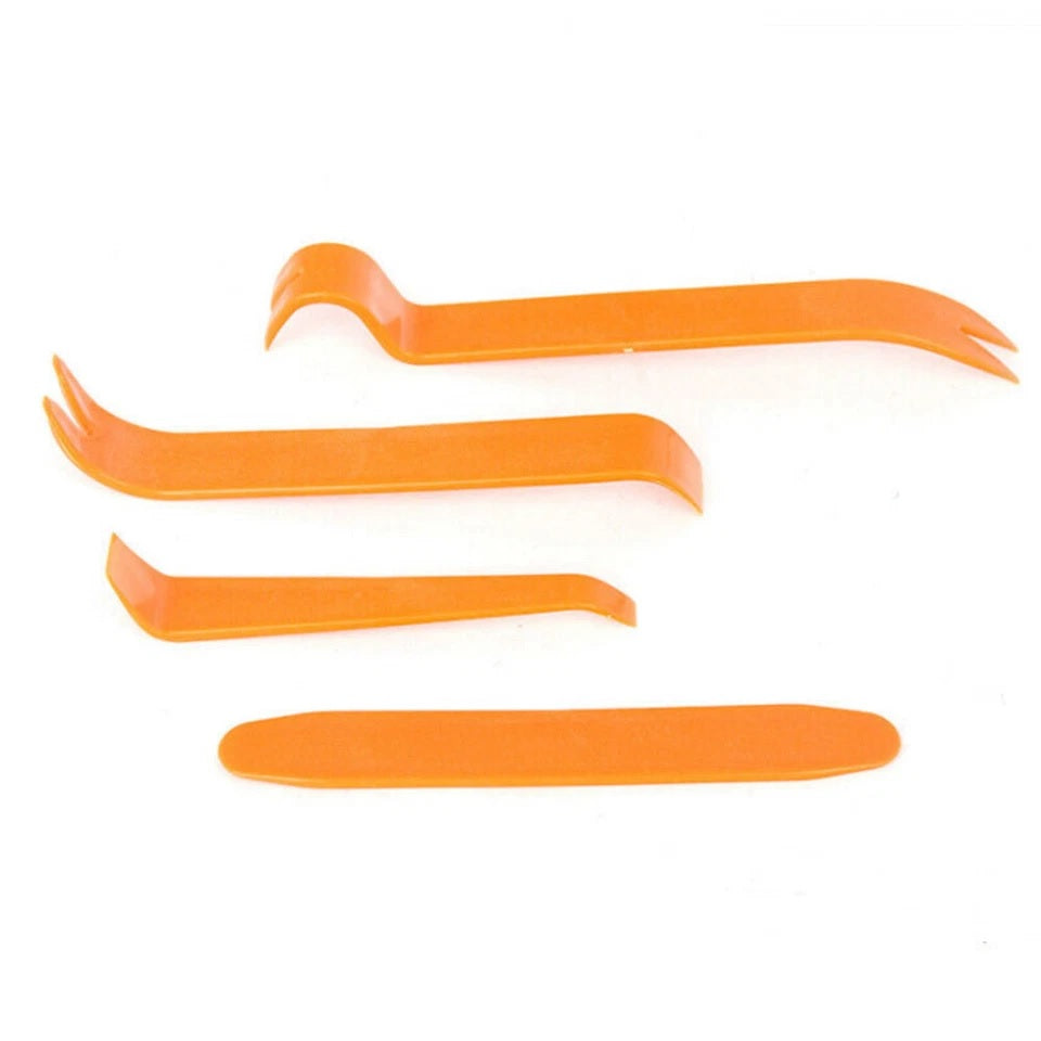 4 Pcs Car Trim Removal Pry Tool Set – Premium ABS Plastic Interior Panel Removal Kit for Dashboard, Door, Window & Audio Installation