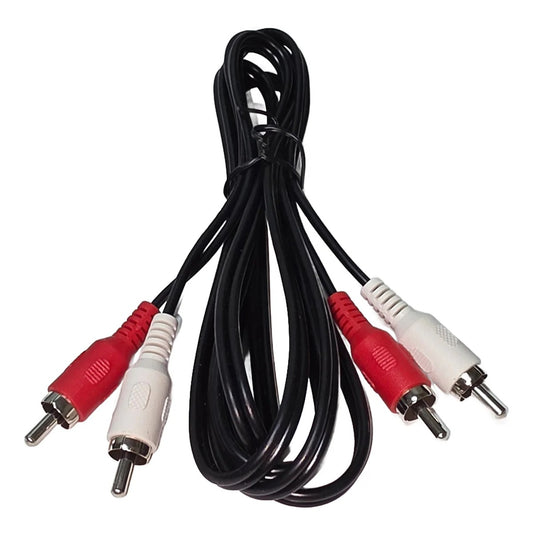 Copper Dual RCA Male to RCA Male Stereo Audio Cable for TV DVD CD Player Amplifier Speaker Sound System
