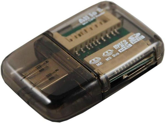 Xtreme Memory Card Reader - USB 2.0, Supports All File Types, Compatible with Desktop, Laptop, Tablet, Smartphone