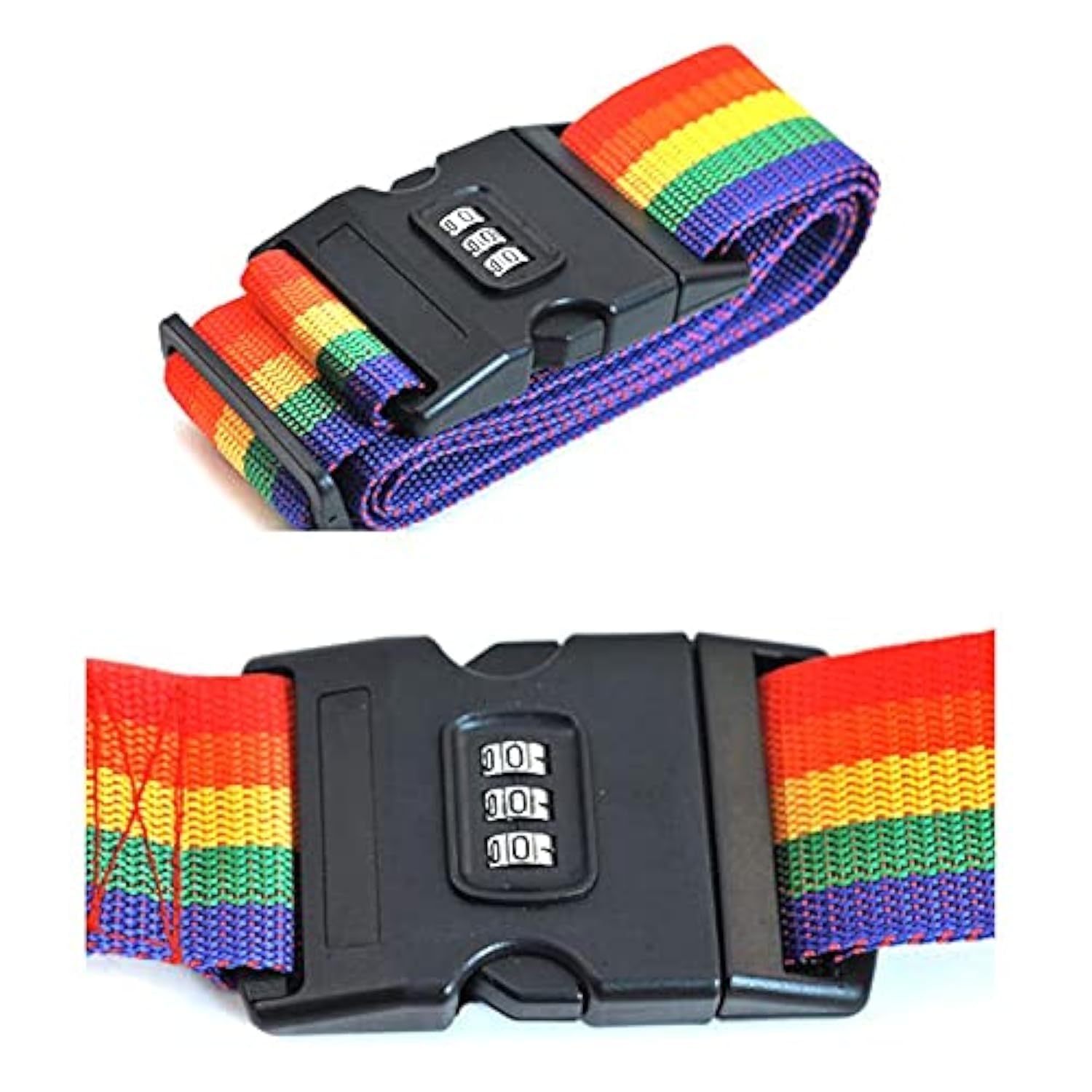 Secure Travel Luggage Belt with Lock – Adjustable Suitcase Strap for Trolley Bags & Travel Safety
