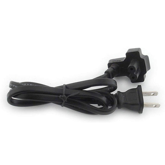 125V 3A 2-Pin Prong Power Cord – Durable AC Power Cable for Electronics, Chargers & Small Appliances (High Quality, Universal Use)