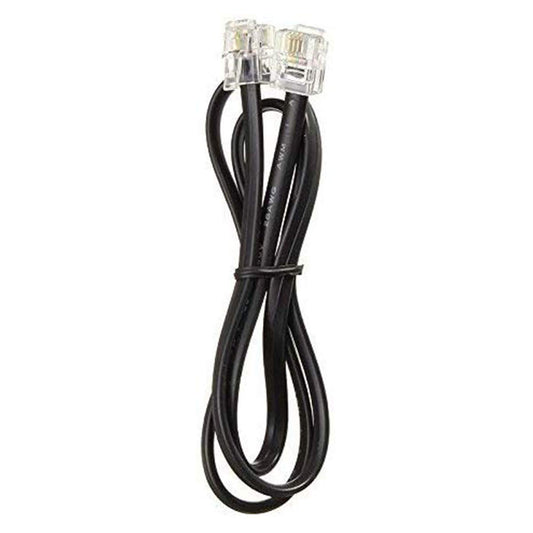 RJ11 to RJ11 Telephone Line Extension Cable – Male to Male RJ11 6P4C Modular Plug Phone Cord for Landline Telephone & Fax Machine