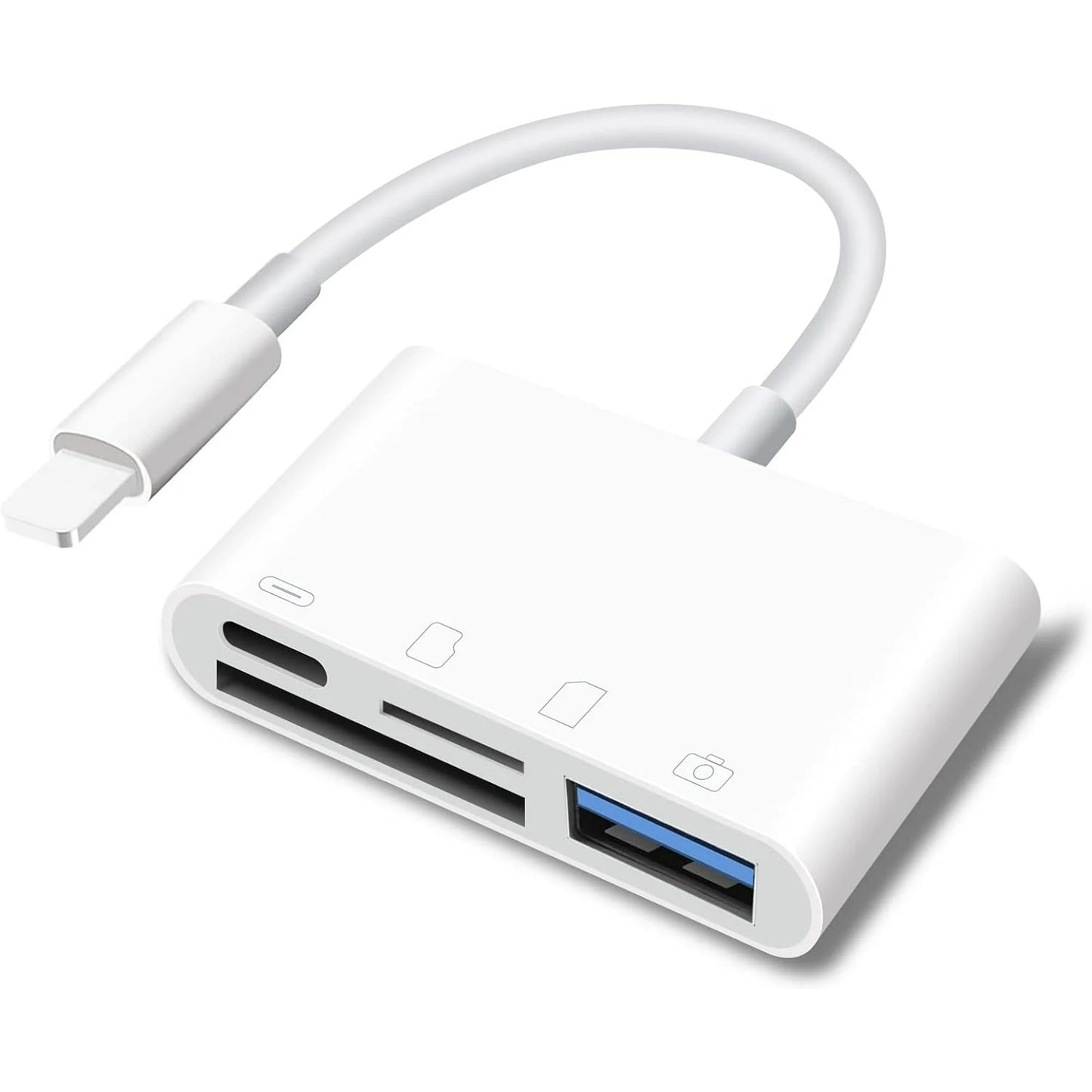 Apple Card reader 6 In 1 SD TF SDHC CF XD M2 Memory Card Reader nk1011pro-all in 1 for IPhone X XS MAX XR CF Card Writer for IPhone 11 PRO IPAD