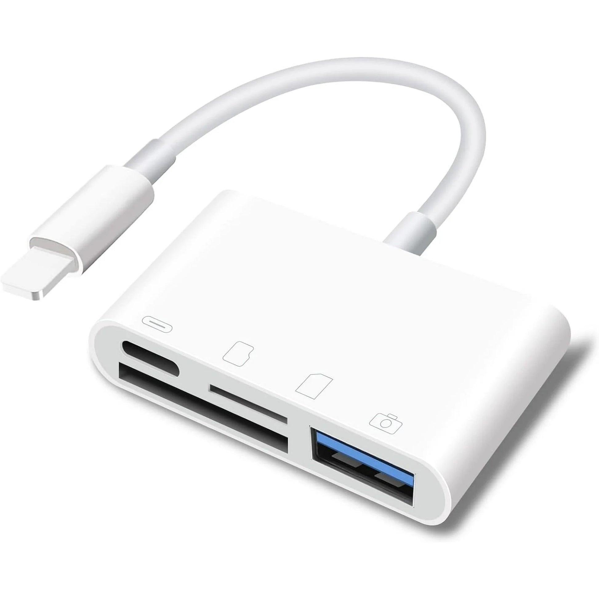 Apple Card reader 6 In 1 SD TF SDHC CF XD M2 Memory Card Reader nk1011pro-all in 1 for IPhone X XS MAX XR CF Card Writer for IPhone 11 PRO IPAD