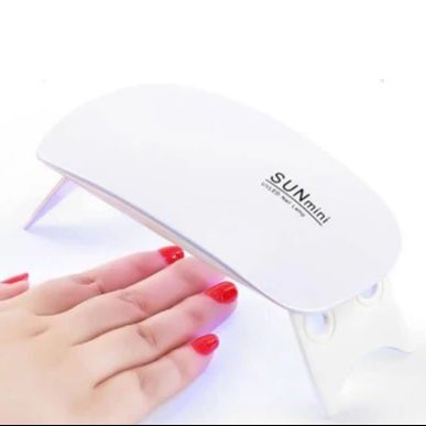 SUN Mini Nail Dryer LED/UV Lamp – USB-Powered Gel Varnish Curing Machine for Home Nail Art USB Nail Lamp