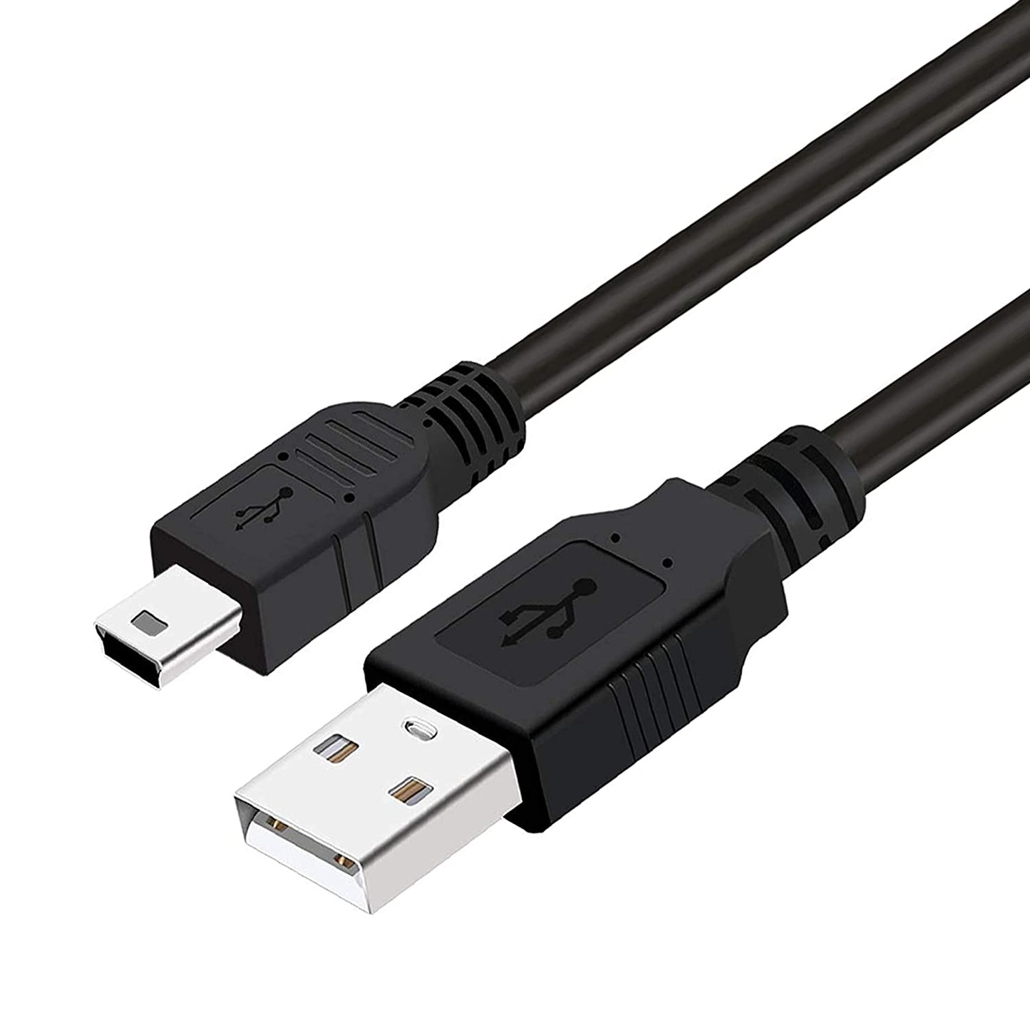 USB 2.0 Type-A to 5-Pin Mini-USB Cable (Black, 1.5 Meter) A One Hi Quality Premium Cables