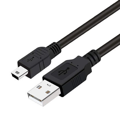 USB 2.0 Type-A to 5-Pin Mini-USB Cable (Black, 1.5 Meter) A One Hi Quality Premium Cables