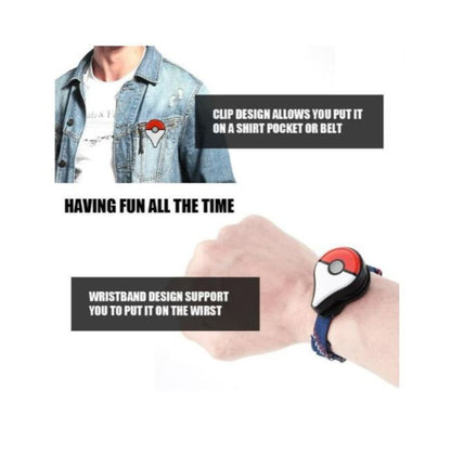 Pokmon GO Plus Bluetooth Wristband Bracelet – Smart Auto Catch & PokéStop Spinner for Pokémon GO | Android & iOS Compatible Wearable Device