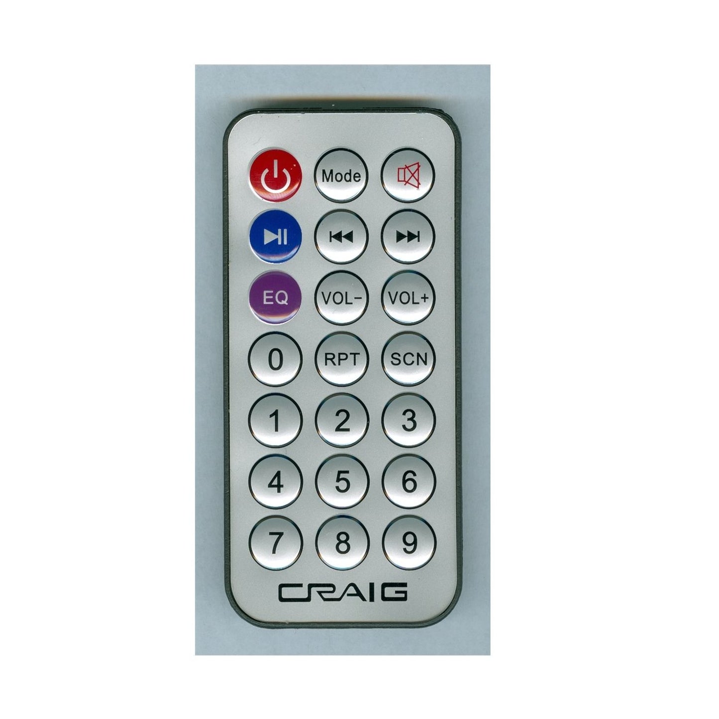 CRAIG CHT909CRC Genuine OEM Original Remote – Replacement Remote Control for CRAIG Audio Systems