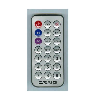 CRAIG CHT909CRC Genuine OEM Original Remote – Replacement Remote Control for CRAIG Audio Systems