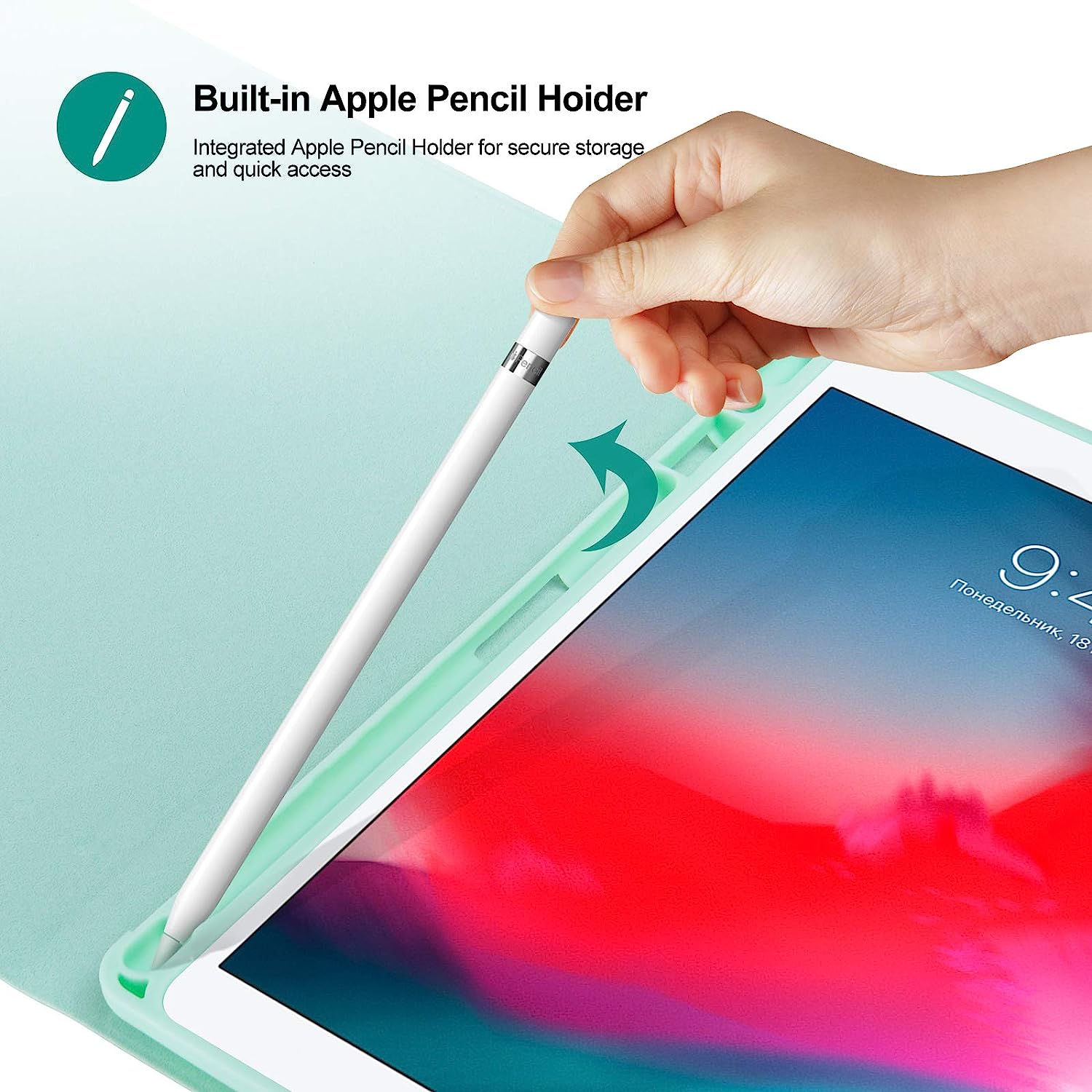 Keyboard Case for iPad 10.2 Inch 2020 & 2019 | Bluetooth Wireless Keyboard | Compatible with iPad Air 3 and iPad Pro 10.5