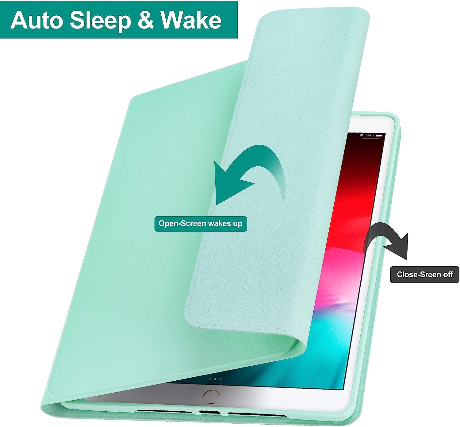Keyboard Case for iPad 10.2 Inch 2020 & 2019 | Bluetooth Wireless Keyboard | Compatible with iPad Air 3 and iPad Pro 10.5