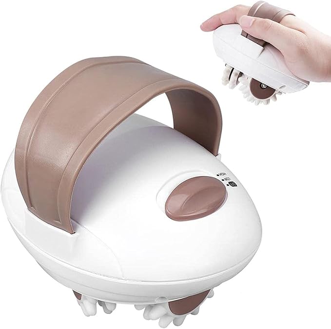 FITTO Body Slimmer and Leg Massager, MA-020, White – Full Body Toning, Cellulite Reduction, and Relaxation Massage Device – Portable, Battery Powered, for Back, Legs, and Arms