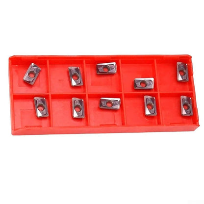 10PCS M2 CNC Carbide Inserts for Stainless Steel & Steel | Wear-Resistant Turning Tools for Roughing & Finishing | High Precision Milling Inserts