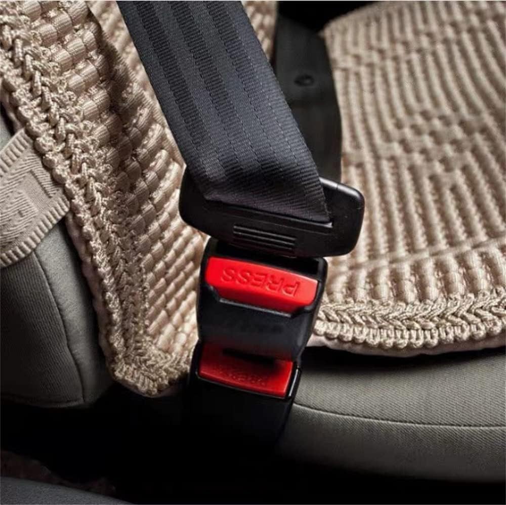 2 Pcs Car Seat Belt Buckle Extension – Aluminum Alloy Adjustable Car Belt Plug Extender for Added Comfort & Safety