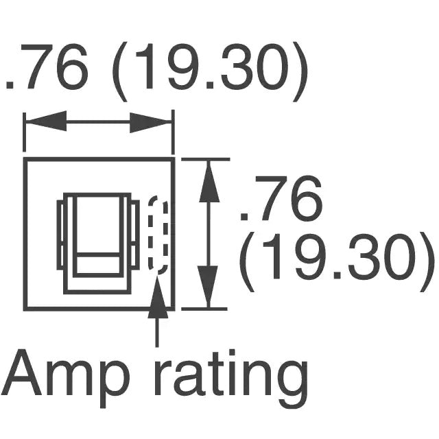 Thermal Circuit Breaker 1A 250VAC / 32VDC Push Reset Panel Mount Overload Protector Fuse Replacement -W28-XQ1A-1  1 Piece