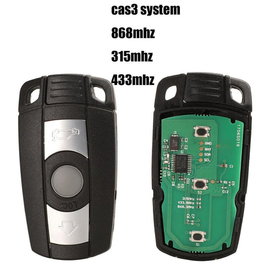 Remote Car Key 315/433/868MHZ for BMW 1 3 5 7 Series CAS3 System X5 X6 Z4 Smart Key Control Transmitter 3 Buttons