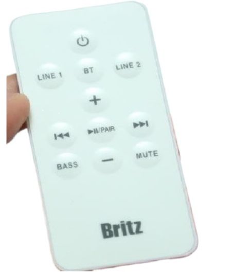 Britz BE-S15 Bluetooth Plate Speaker Remote Control Only – Replacement Remote