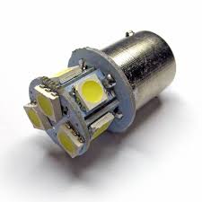 💡 1141 SMD 5050 LED Bulb – White  8 LEDs | 12–24V DC | High Brightness | Low Power Consumption