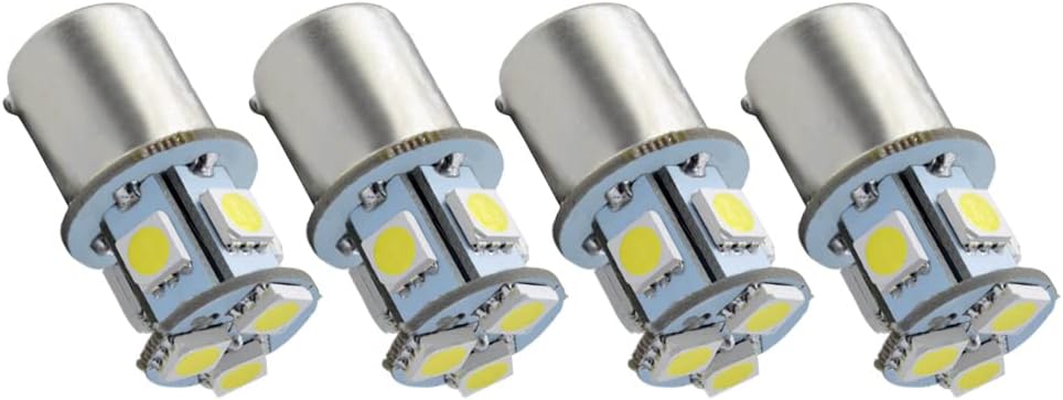 💡 1141 SMD 5050 LED Bulb – White  8 LEDs | 12–24V DC | High Brightness | Low Power Consumption