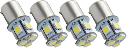 💡 1141 SMD 5050 LED Bulb – White  8 LEDs | 12–24V DC | High Brightness | Low Power Consumption