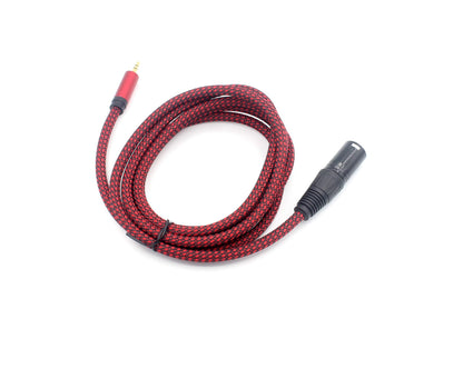 3.5mm TRS to XLR Male Cable – Smartphone to Mixer Audio Adapter