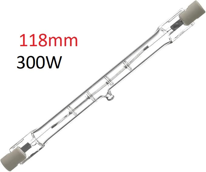 1pcs 300W 300 WATT R7S J118 220V-240V Linear Halogen Bulbs Security Lamp Flood Light