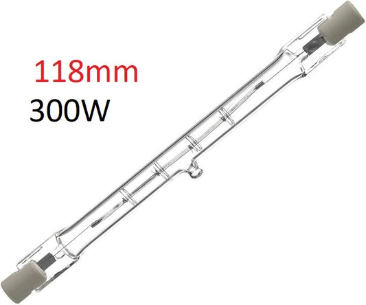 1pcs 300W 300 WATT R7S J118 220V-240V Linear Halogen Bulbs Security Lamp Flood Light