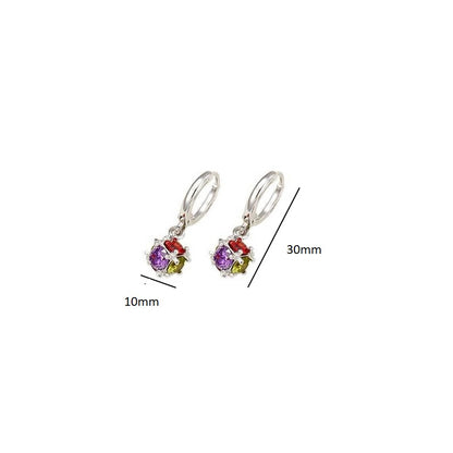 Multicolor Crystal Magical Ball Drop Earrings for Women – Fashion Jewelry