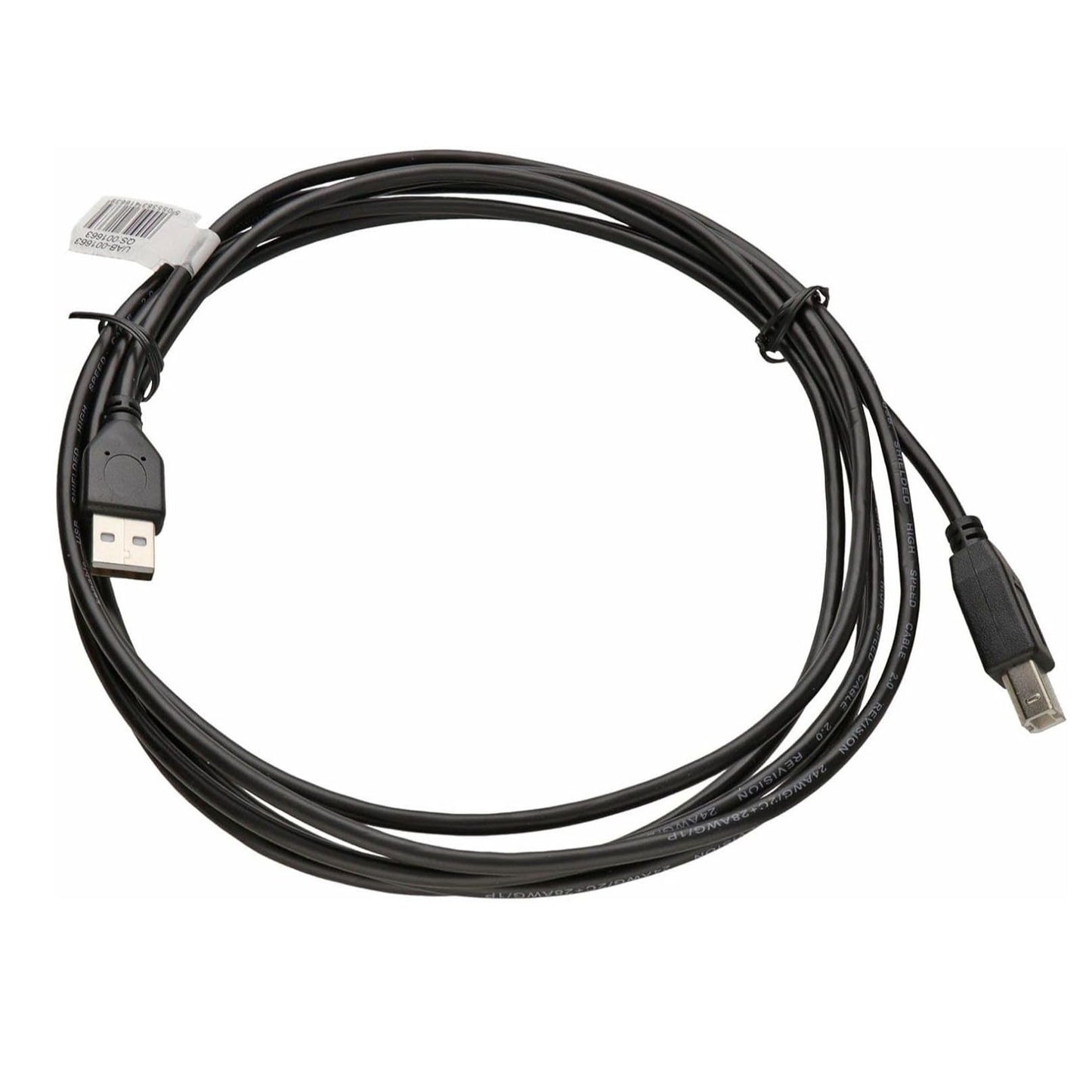 USB 2.0 Printer Cable A to B 3 Meter – High Speed 24AWG Copper Lead for Printer, Scanner & Fax | Durable USB Type A to Type B Connector (Black)