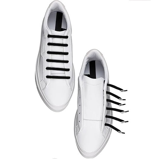 1 Set No Tie Shoelaces for Kids and Adults Stretch Silicone Elastic No Tie Shoe Laces
