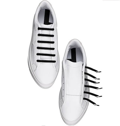 1 Set No Tie Shoelaces for Kids and Adults Stretch Silicone Elastic No Tie Shoe Laces
