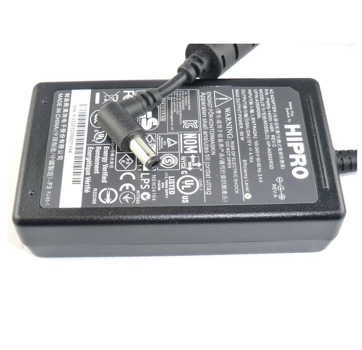 12V 3.33A AC/DC Power Adapter – 40W Heavy-Duty High-Quality Power Supply