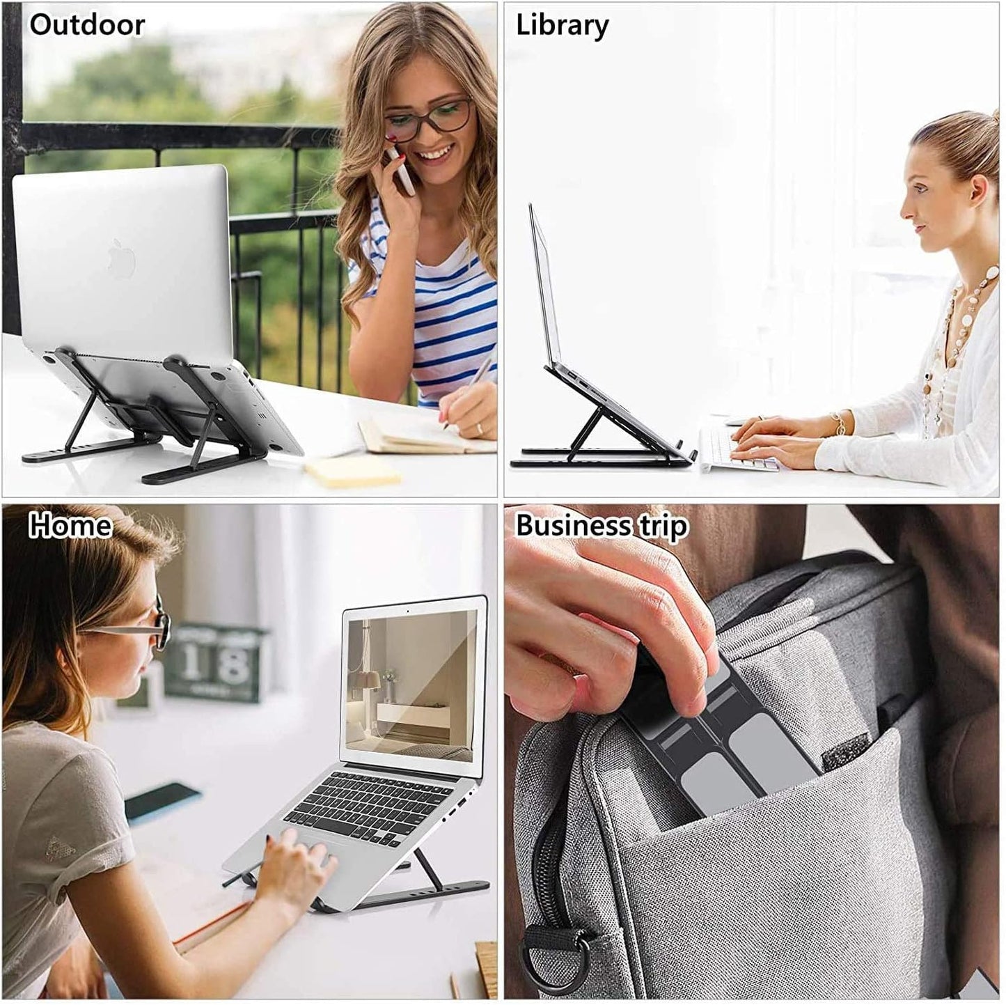 Adjustable Ergonomic Laptop Stand | 7-Level Desk Riser