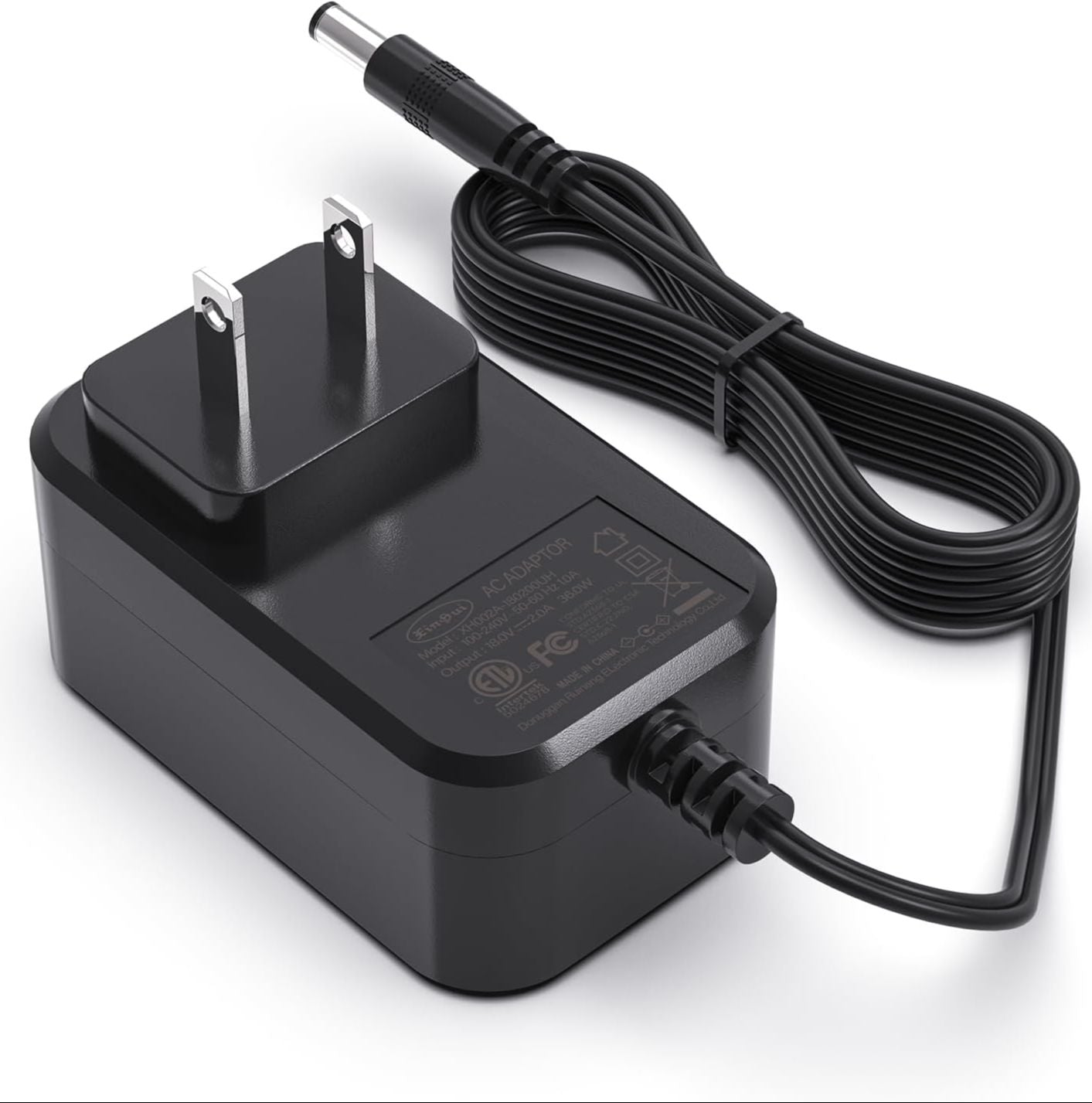 18V 2A Universal Power Supply Adapter – AC/DC 100-240V Converter, 5.5mm Jack Charger for CCTV, Router, LED Lights & Electronic Devices