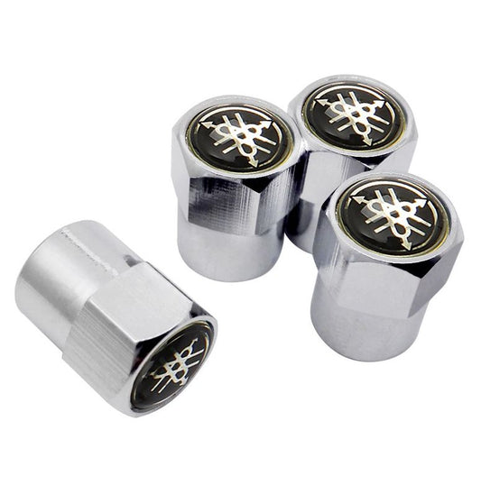 4 Pcs Car Styling Valve Stem Caps For Yamaha R1 R3 R6 R15 R25 YBR125 YBR250 XT600 DT125 FZ1 Tire Valve Wheel Cap Valve Cover Decor