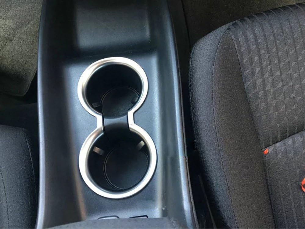 ABS Matte Water Cup Holder Trim Cover for Toyota Prius 2016-2017 – Interior Cup Holder Frame Decoration, Auto Inner Accessories (1PC Set)
