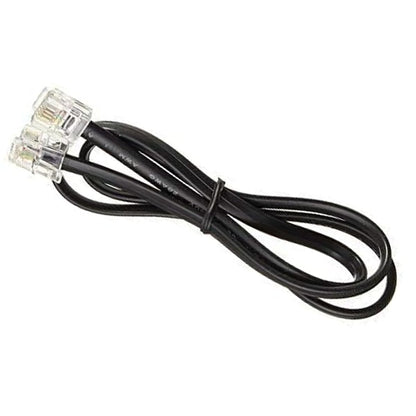 2 meter RJ11 to RJ11 Telephone Line Extension Cable – Male to Male RJ11 6P4C Modular Plug Phone Cord for Landline Telephone & Fax Machine