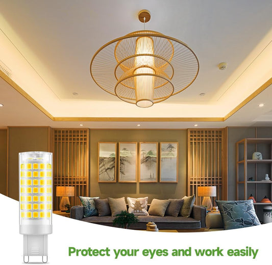 Eterbiz G9 LED Bulbs 7W, Warm White 3000K, Equivalent to 60W G9 Led Bulbs, Not-dimmable, Energy Saving Light Bulb