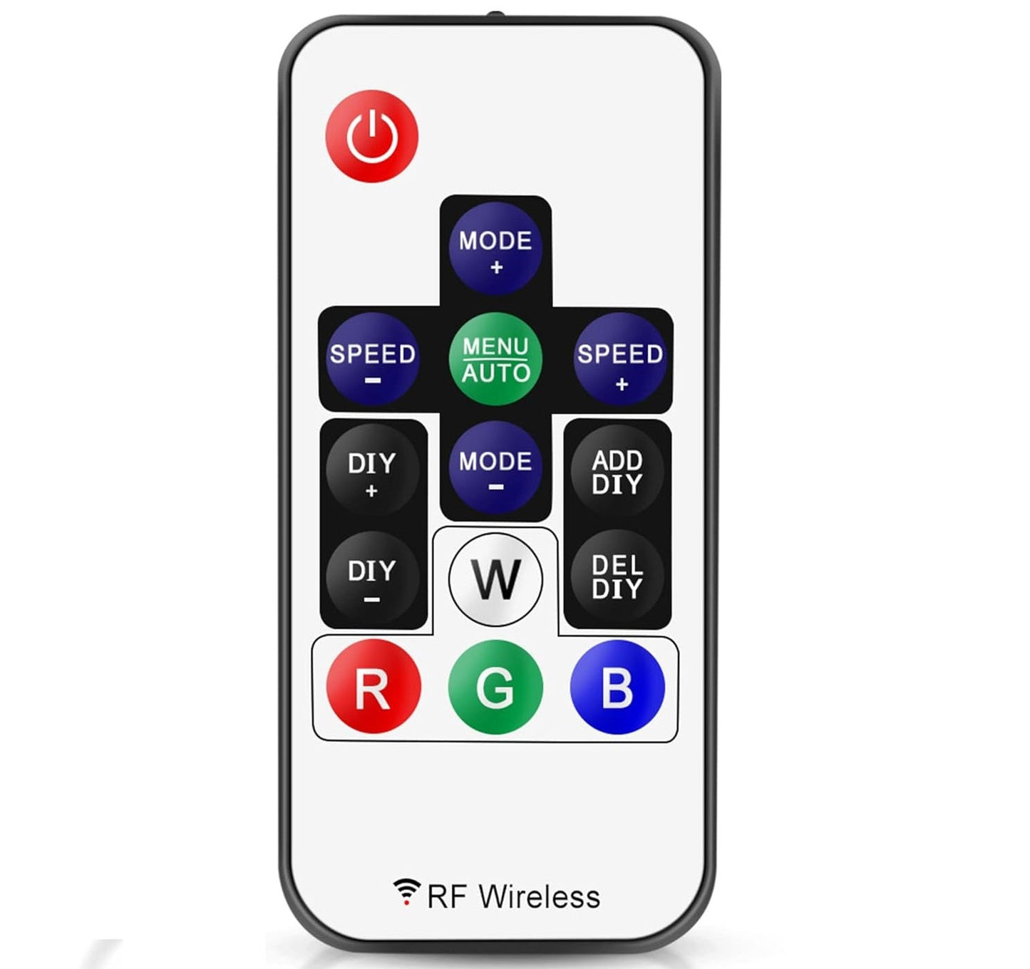 RF LED Strip Remote Controller – 14-Key for RGBIC 5-24V