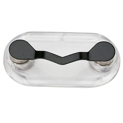 Magnetic Eyeglass Holders Gunmetal black and Stainless Steel