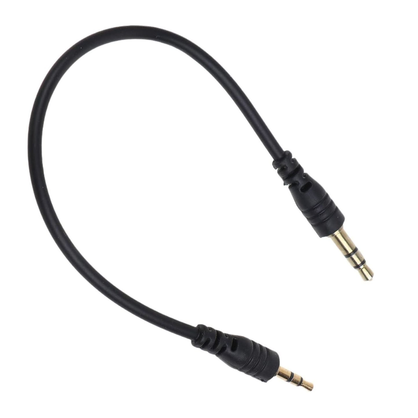 3.5mm Stereo Audio Extension Cable Male to Male 1 Feet – High-Quality Headphone & AUX Audio Lead, Durable 3.5 mm Jack Cord
