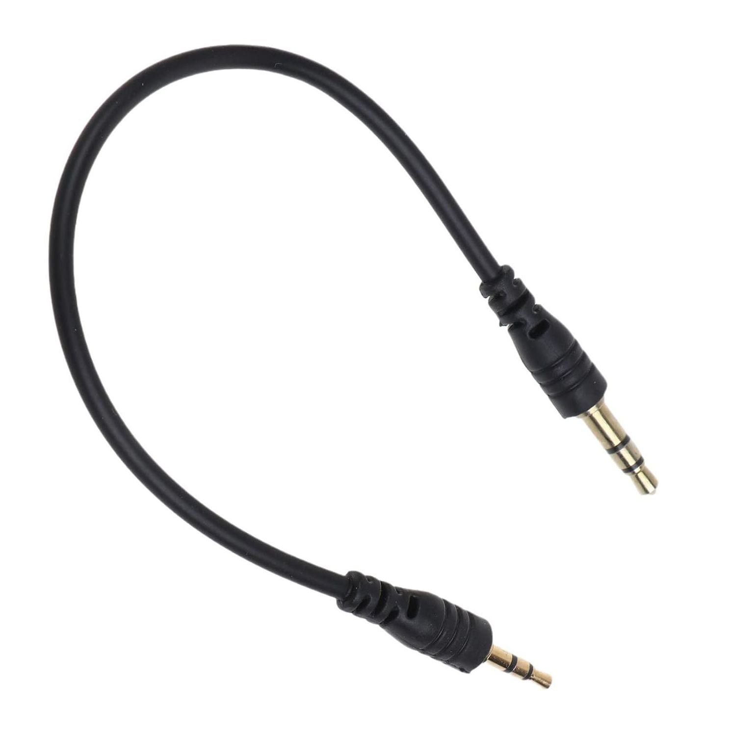 3.5mm Stereo Audio Extension Cable Male to Male 1 Feet – High-Quality Headphone & AUX Audio Lead, Durable 3.5 mm Jack Cord
