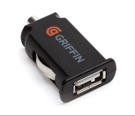 Griffin GC23095 PowerJolt Micro – Durable Smart World Mine Car Charger  For Car, Truck, Jeep | iPad, iPhone & iPod | Universal USB | Black