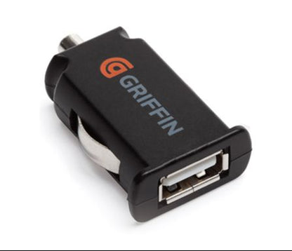 Griffin GC23095 PowerJolt Micro – Durable Smart World Mine Car Charger  For Car, Truck, Jeep | iPad, iPhone & iPod | Universal USB | Black